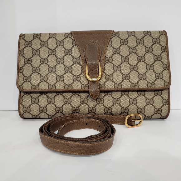 Gucci Handbags - GUCCI Crosbody Bag, Clutch, Two Ways, Vintage, Prestige Condition